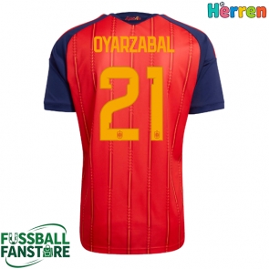 Spanien Mikel Oyarzabal #21 Replik Heimtrikot WM 2026 Kurzarm